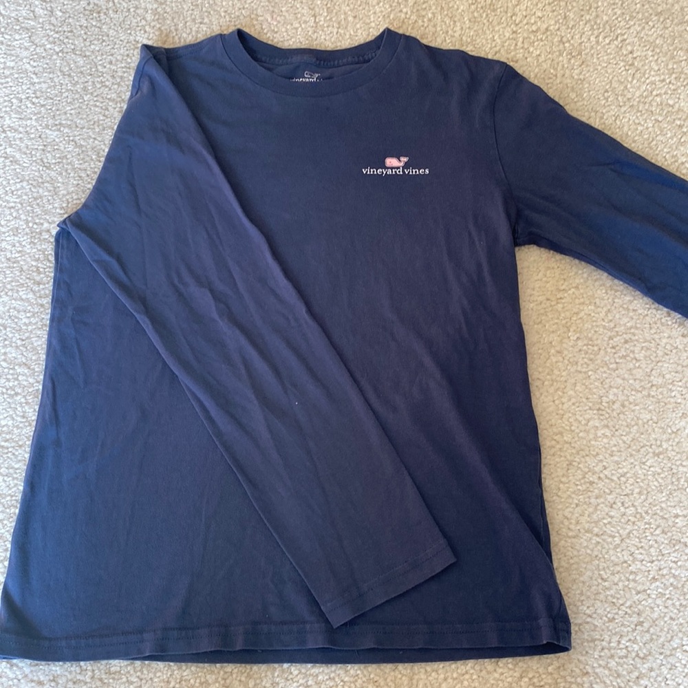 Vineyard vines youth, medium size 12–14 long sleeve tee shirt